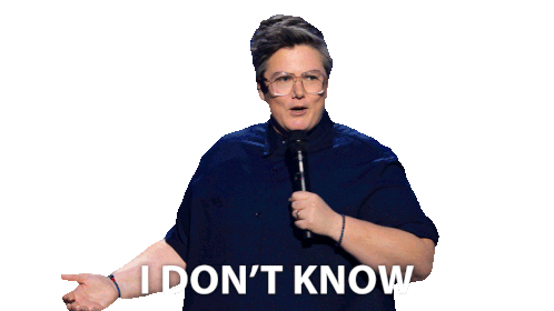 I Dont Know Hannah Gadsby Sticker - I Dont Know Hannah Gadsby Hannah Gadsby Something Special Stickers