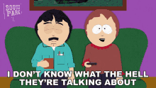 I Dont Know What The Hell Theyre Talking About Randy Marsh GIF