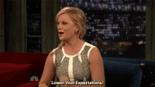 For Dating. . . GIF - Loweryourexpectations Amypoehler Expectations GIFs
