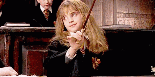 Hermione Granger Wand GIF - Hermione Granger Wand Harry Potter - Discover &amp;  Share GIFs