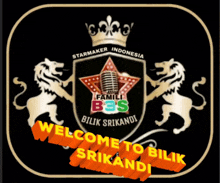 a logo that says welcome to bilik srikandi on the bottom