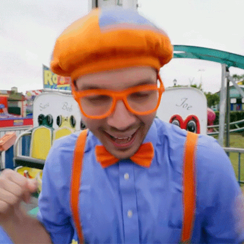 Laughing Blippi Educational Videos For Kids GIF - Laughing Blippi  educational videos for kids Thats funny - Discover & Share GIFs