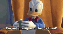 Donald Duck That Is Final GIF - Donald Duck That Is Final Mad GIFs