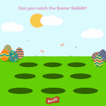 Swift Foods Philippines Can You Catch The Easter Rabbit GIF - Swift Foods Philippines Can You Catch The Easter Rabbit Easter Rabbit GIFs