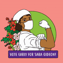 Save Healthcare Vote Early For Sara Gideon GIF - Save Healthcare Vote Early For Sara Gideon Sara Gideon GIFs