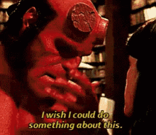 Hellboy I Wish GIF - Hellboy I Wish I Could GIFs