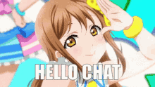 Hello Chat Love Live Haru GIF - Hello Chat Love Live Haru GIFs