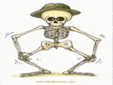 skeleton dancing dance spooky skeletons