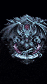 a light beam is coming out of a black background
