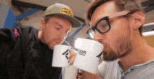 Drinking Coffee Mugs GIF