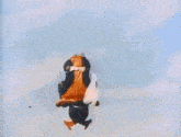 a man in a suit is flying through the air with the words stronger electro kick behind him