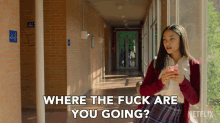 Where The Fuck Are You Going Tanit Ward GIF - Where The Fuck Are You Going Tanit Ward White Lines GIFs
