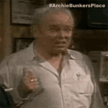 What Did You Say Archie Bunker GIF - What Did You Say Archie Bunker Archie Bunkers Place GIFs