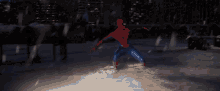 Spider Man No Way Home Final Swing GIF - Spider Man No Way Home Final Swing Comic Suit GIFs