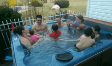 Hot Tub Crowded GIF