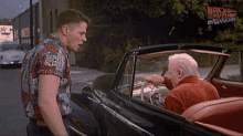 biff bttf back to the future get the hell out of my car old man get out