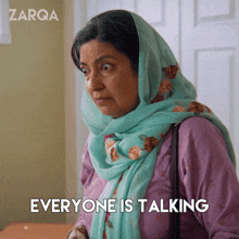 Everyone Is Talking Nasreen GIF - Everyone Is Talking Nasreen Zarqa GIFs