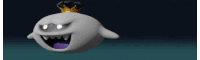 a cartoon character with a crown on top of his head