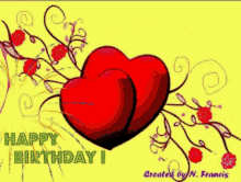 Heart Happy Birthday GIF - Heart Happy Birthday Many More Happy Returns Of The Day GIFs