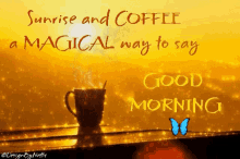 Sunrise Coffee GIF - Sunrise Coffee Magical GIFs