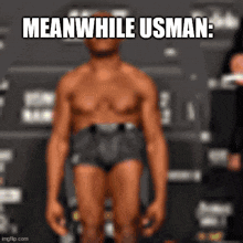 Usman Meanwhile GIF - Usman Meanwhile Honest Reaction GIFs