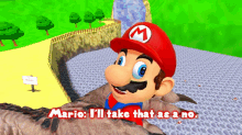 Smg4 Mario GIF - Smg4 Mario Ill Take That As A No GIFs