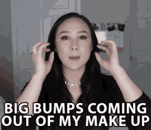 Big Bumps Coming Out Of My Make Up Pimples GIF - Big Bumps Coming Out Of My Make Up Pimples Acne GIFs