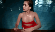 Miriam Leone Swim GIF - Miriam Leone Swim Pool GIFs