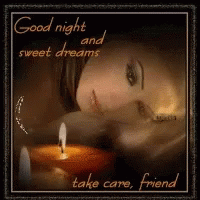 Good Night Sweet Dreams Gif - Good Night Sweet Dreams Take Care Friend -  Discover & Share Gifs