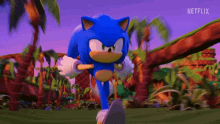 Sonic Prime Sonic Running GIF - Sonic Prime Sonic Running Sonic Wink GIFs