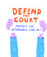 Defend The Court Protect The Affordable Care Act Sticker - Defend The Court Protect The Affordable Care Act Scotus Stickers