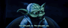 Star Wars Yoda GIF - Star Wars Yoda The Right Path No GIFs