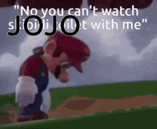No You Cant Watch Jojo With Me GIF - No You Cant Watch Jojo With Me GIFs