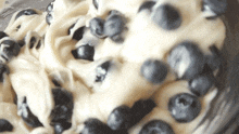 Mixing The Batter And Blueberry Blending The Ingredients GIF - Mixing The Batter And Blueberry Blending The Ingredients Combining The Ingredients GIFs