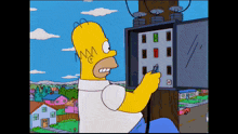 Simpson Homer Simpson GIF - Simpson Homer Simpson électricité GIFs