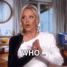 Who The Fuck Do You Think You Are Shannon Storms Beador GIF - Who The Fuck Do You Think You Are Shannon Storms Beador Real Housewives Of Orange County GIFs