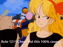 rule 1211 check out this 100 % coupon is written on a screen