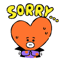 sorry apologetic heart sweaty guilty
