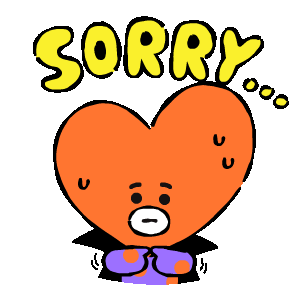 Sorry Apologetic Sticker - Sorry Apologetic Heart Stickers