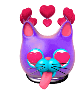 Aww Love Sticker - Aww Love Cats Stickers