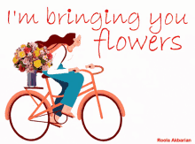 Art Card For Your Friends Bring You Flowers GIF - Art Card For Your Friends Bring You Flowers GIFs