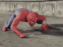 Funny Spiderman GIF