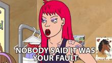 Nobody Said It Was Your Fault Bojack Horseman GIF - Nobody Said It Was Your Fault Bojack Horseman Its Not Your Fault GIFs