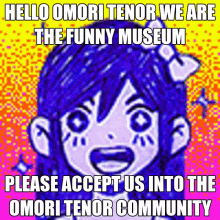 tenor omori funny museum hello funny