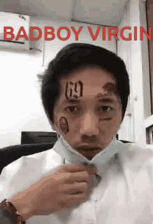 Paul Chavez Bad Boy Virgin GIF - Paul Chavez Bad Boy Virgin Face Tattoo GIFs