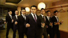 Japanese Businessmen GIF - Japanese Businessmen Dancing GIFs