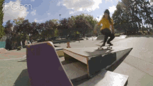 Skateboard Tricks Annie Guglia GIF - Skateboard Tricks Annie Guglia Keep Pushing GIFs