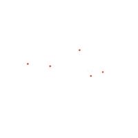 a white background with red dots in a circle
