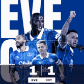 Everton F.C. (1) Vs. Crystal Palace F.C. (1) Post Game GIF - Soccer Epl English Premier League GIFs