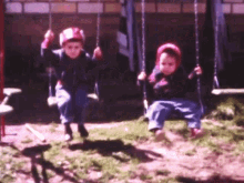 kids children cute swing